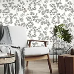 Brewster Home Fashions Newcomb Grey Trailing Branches Wallpaper - SKU RH866933