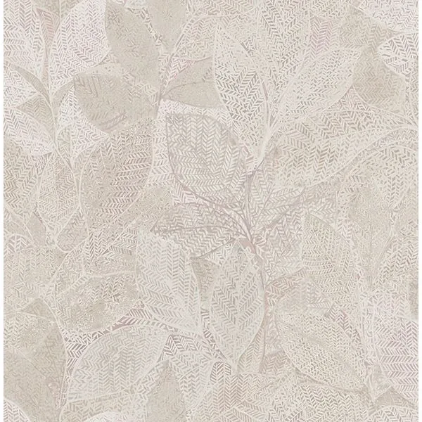 Brewster Home Fashions Niabi Pink Leaves Wallpaper - SKU 2704-22670