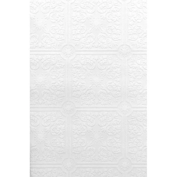 Brewster Home Fashions Nico White Paintable Tile Wallpaper - SKU 2780-96291