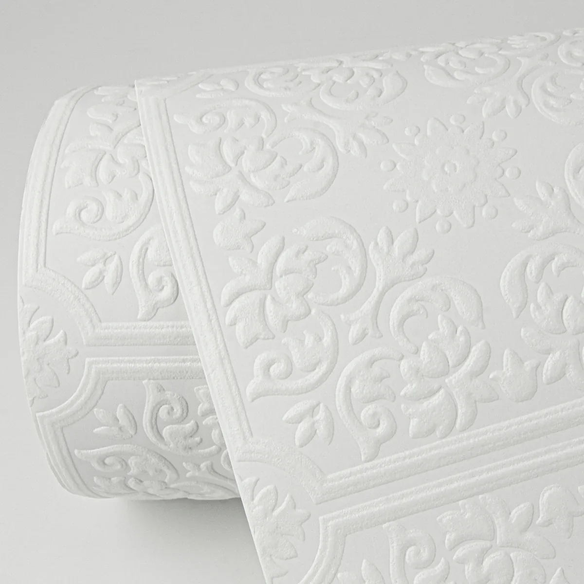Brewster Home Fashions Nico White Square Paintable Wallpaper - SKU 4000-96291