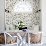 Brewster Home Fashions Nightingale Charcoal Floral Trail Wallpaper - SKU 4072-70065