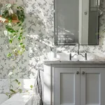 Brewster Home Fashions Nightingale Charcoal Floral Trail Wallpaper - SKU 4072-70065