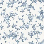 Brewster Home Fashions Nightingale Navy Floral Trail Wallpaper - SKU 4072-70064