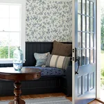 Brewster Home Fashions Nightingale Navy Floral Trail Wallpaper - SKU 4072-70064