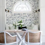 Brewster Home Fashions Nightingale Navy Floral Trail Wallpaper - SKU 4072-70064
