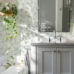 Brewster Home Fashions Nightingale Seafoam Floral Trail Wallpaper | Wallpaper Twins Brewster Home Fashions Nightingale Seafoam Floral Trail Wallpaper - SKU 4072-70062