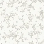 Brewster Home Fashions Nightingale Taupe Floral Trail Wallpaper - SKU 4072-70063