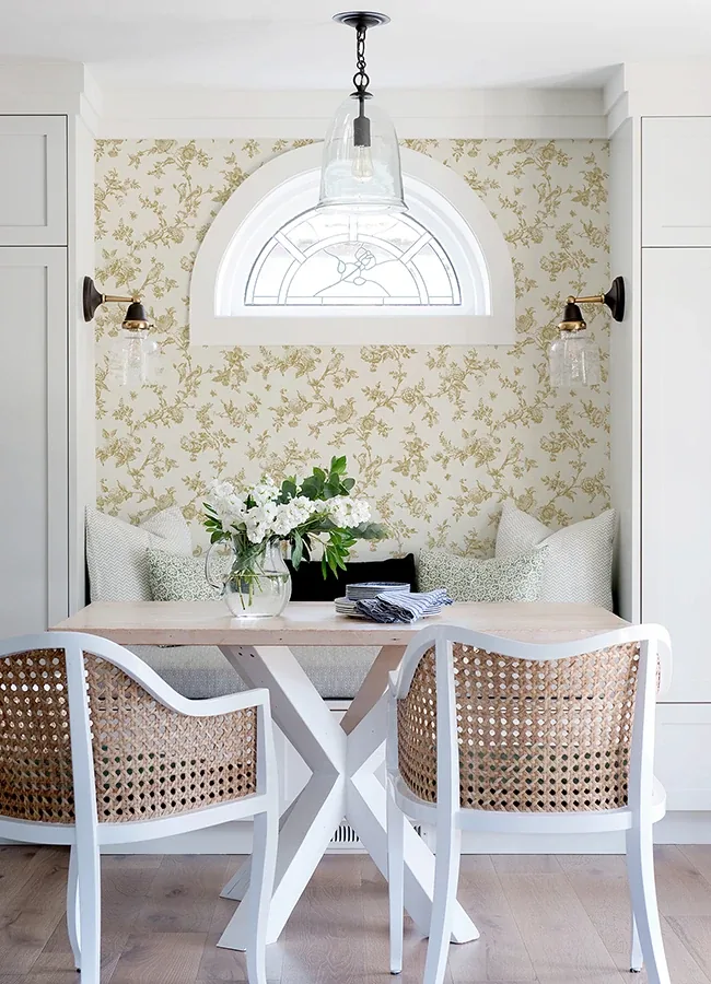 Brewster Home Fashions Nightingale Wheat Floral Trail Wallpaper - SKU 4072-70061