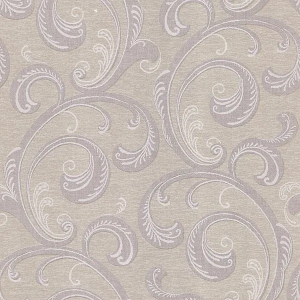 Brewster Home Fashions Nijah Mauve Scroll Wallpaper - SKU 62-65887