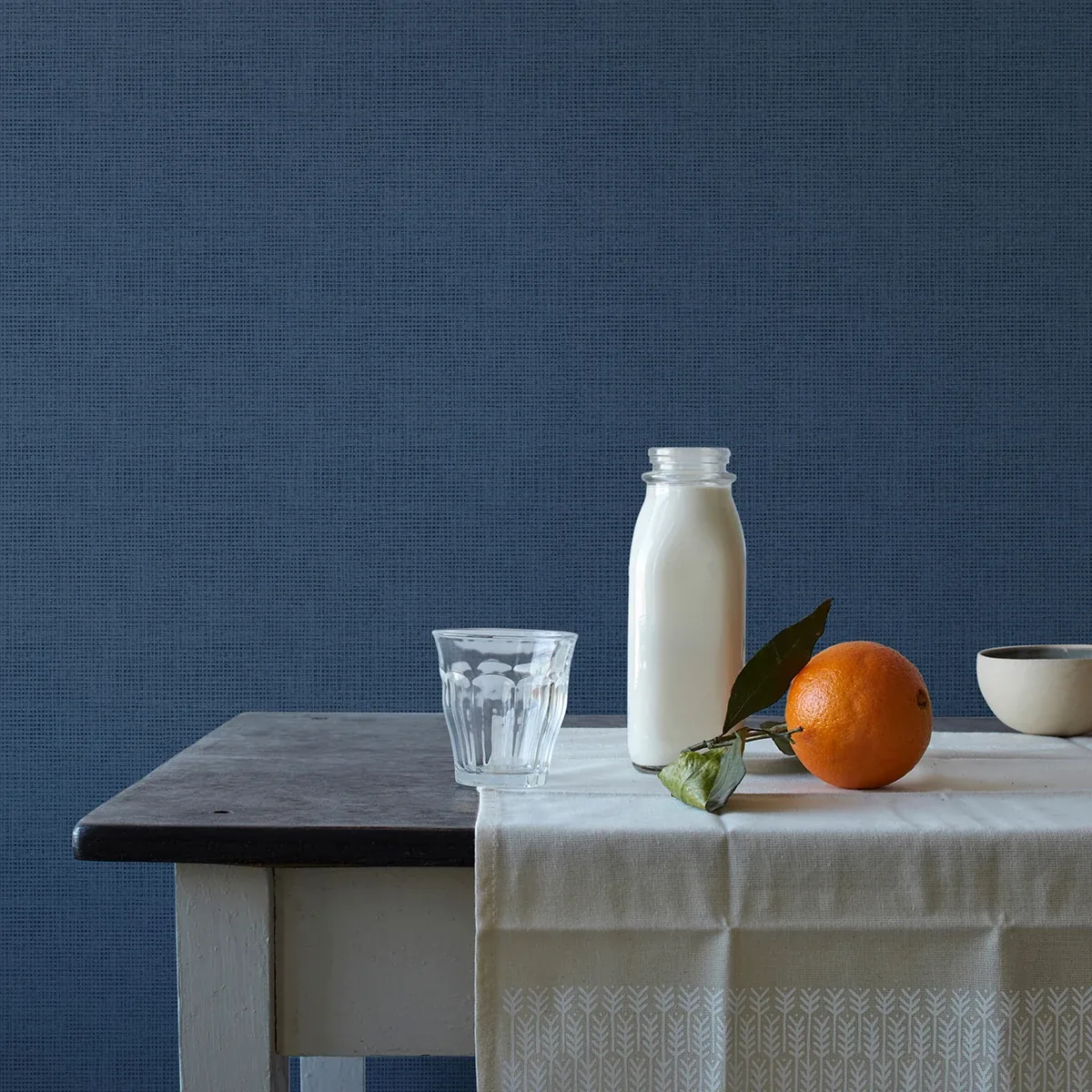 Brewster Home Fashions Nimmie Navy Navy Basketweave Wallpaper - SKU 3123-10002
