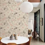 Brewster Home Fashions Nobu Beige Koi Fish Wallpaper - SKU 4035-409420