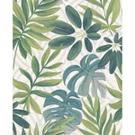 Brewster Home Fashions Nocturnum Green Leaves Wallpaper - SKU 2904-24200