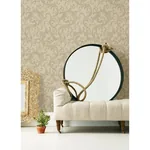 Brewster Home Fashions Noemi Taupe Acanthus Wallpaper - SKU 4058-24831