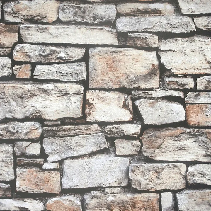 Brewster Home Fashions Norman Neutral Stone Wallpaper - SKU AH668901