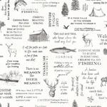 Brewster Home Fashions North Black Camping Quotes Wallpaper - SKU 3118-01475