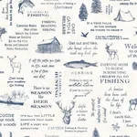 Brewster Home Fashions North Navy Camping Quotes Wallpaper - SKU 3118-01474
