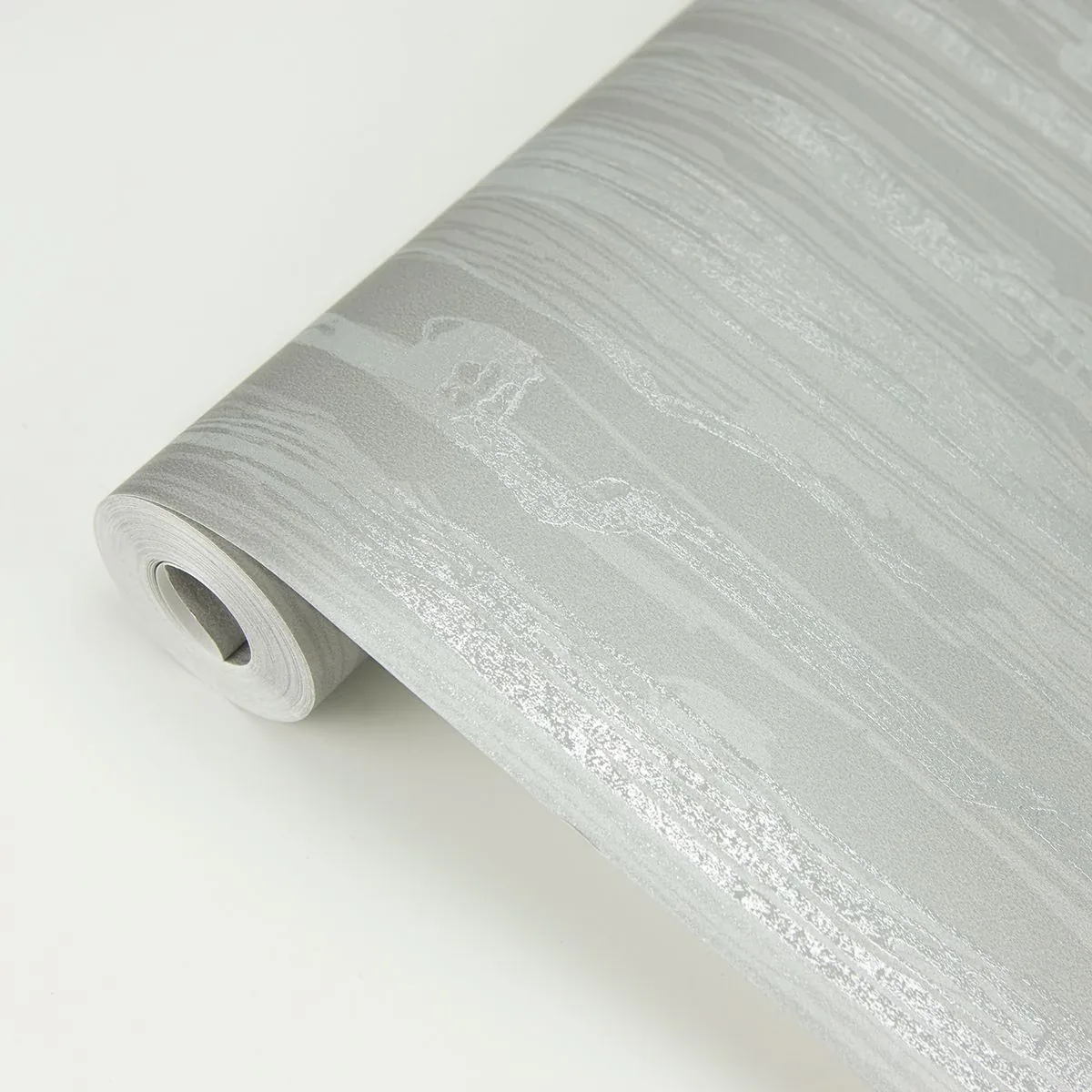 Brewster Home Fashions Nova Silver Faux Wood Wallpaper - SKU 2927-10105