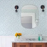 Brewster Home Fashions Nunkie Aqua Sardine Wallpaper - SKU 3122-10504