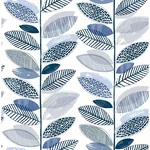 Brewster Home Fashions Nyssa Blue Leaves Wallpaper | Wallpaper Twins Brewster Home Fashions Nyssa Blue Leaves Wallpaper - SKU 2904-25682