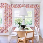 Brewster Home Fashions Nyssa Coral Leaves Wallpaper - SKU 2904-25684