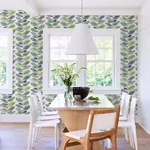 Brewster Home Fashions Nyssa Green Leaves Wallpaper | Wallpaper Twins Brewster Home Fashions Nyssa Green Leaves Wallpaper - SKU 2904-25681