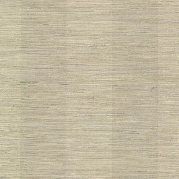 SRC256015 | Oakland Pewter Grasscloth Stripe Wallpaper