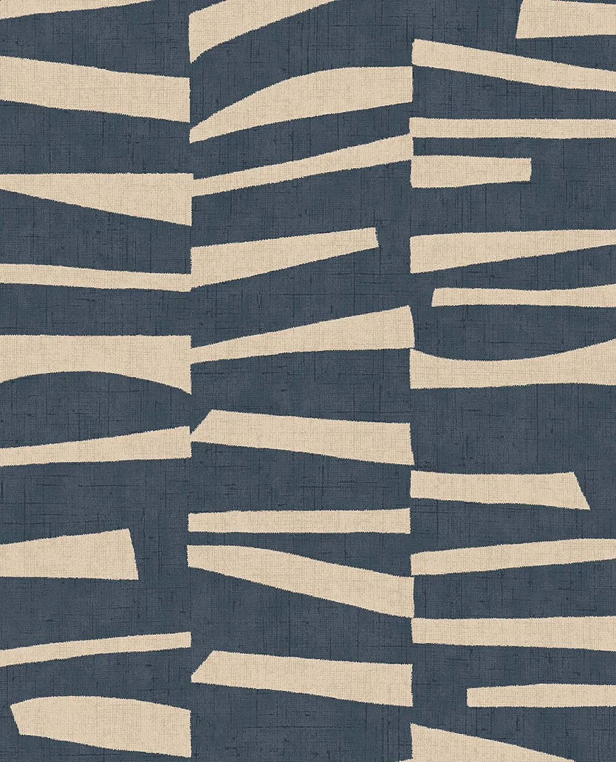 EJ318022 | Ode Dark Blue Staggered Stripes Wallpaper
