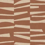Brewster Home Fashions Ode Rust Staggered Stripes Wallpaper - SKU EJ318026