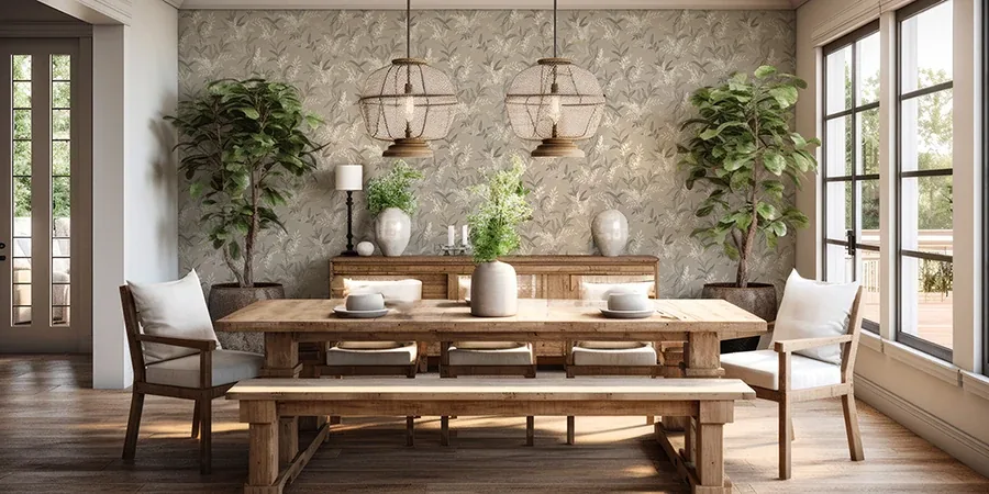Brewster Home Fashions Olivia Beige Floral Wallpaper - SKU BG5908