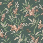 Brewster Home Fashions Olivia Dark Green Floral Wallpaper - SKU BG5906