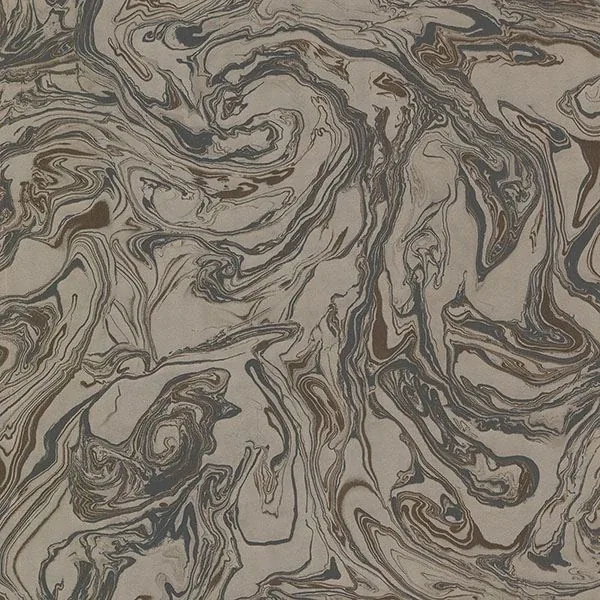 Brewster Home Fashions Olympia Brown Marble Wallpaper - SKU 2767-24457