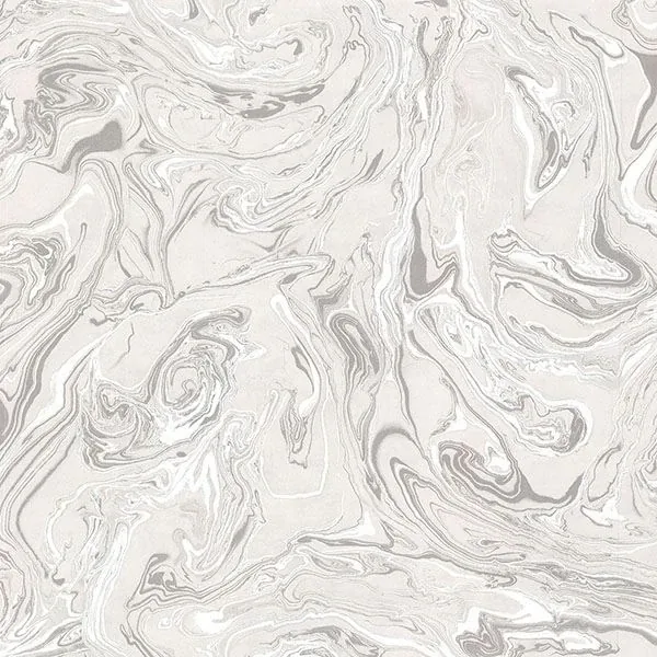 2767-24458 | Olympia Light Grey Marble Wallpaper