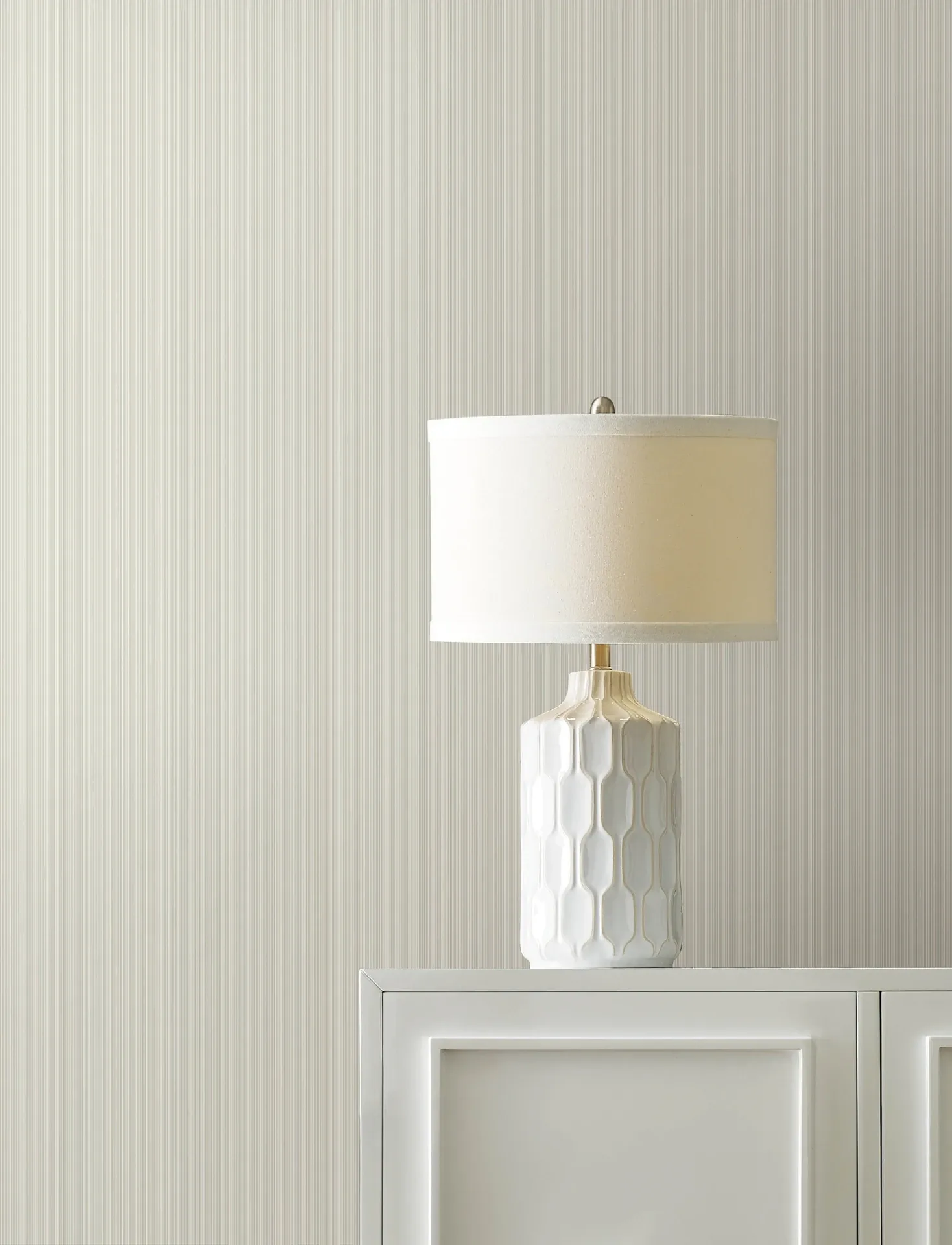 Brewster Home Fashions Ombre Neutral Pistripe Wallpaper - SKU 4157-25018