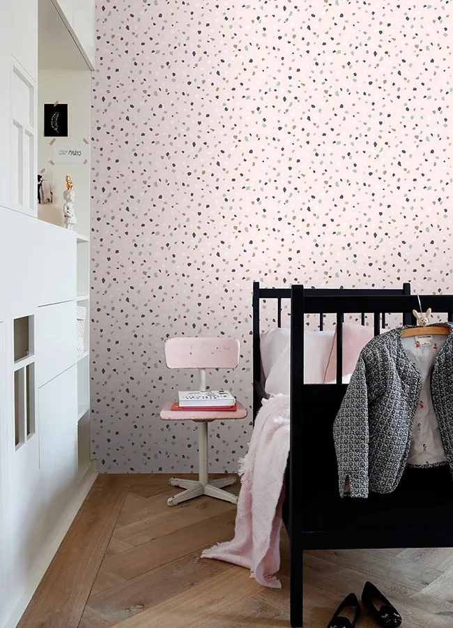 Brewster Home Fashions Ona Pink Terrazzo Wallpaper - SKU 4060-139035