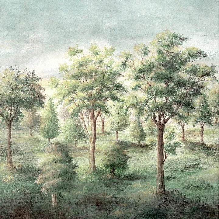 4164-50943 | Orchard Green Wall Mural