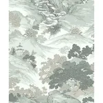 Brewster Home Fashions Ordos Light Green Eastern Toile Wallpaper - SKU M1191