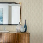 Brewster Home Fashions Oresome Cream Ogee Wallpaper - SKU 4025-82507