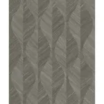 Brewster Home Fashions Oresome Dark Grey Grey Ogee Wallpaper - SKU 4025-82509