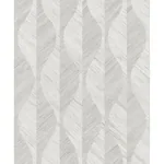 Brewster Home Fashions Oresome Silver Ogee Wallpaper - SKU 4025-82503
