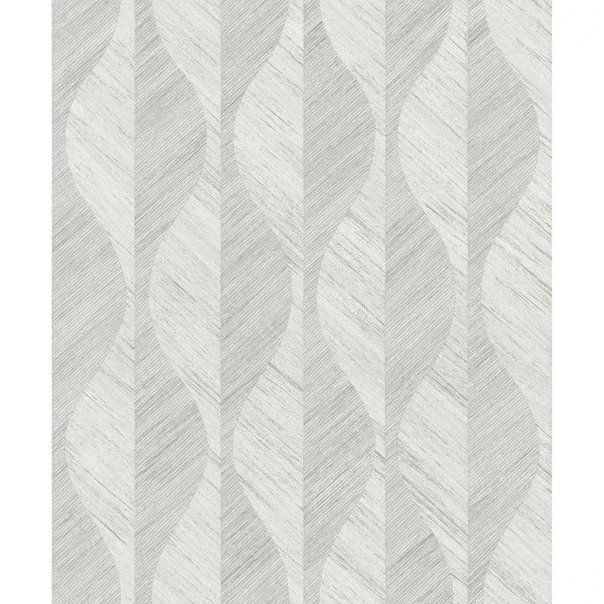 Brewster Home Fashions Oresome Silver Ogee Wallpaper - SKU 4025-82503