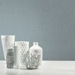 Brewster Home Fashions Oriel Slate Fine Linen Wallpaper - SKU 2765-BW40812