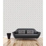 Brewster Home Fashions Origin Grey Quatrefoil Wallpaper - SKU 2704-21856