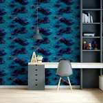 Brewster Home Fashions Orlena Blue Under The Sea Wallpaper - SKU AH923808