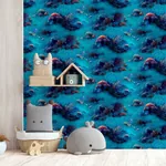 Brewster Home Fashions Orlena Blue Under The Sea Wallpaper - SKU AH923808