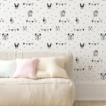 Brewster Home Fashions Orlow Pink Llama Wallpaper - SKU 4060-381381
