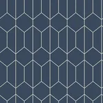 Brewster Home Fashions Orson Navy Trellis Wallpaper - SKU AH909702