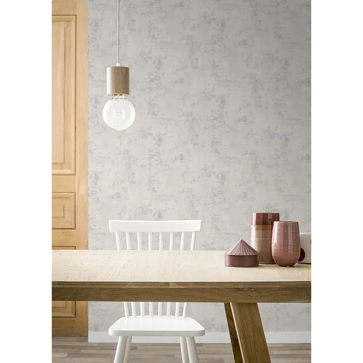 Brewster Home Fashions Osborn Light Grey Distressed Texture Wallpaper - SKU 4015-426304