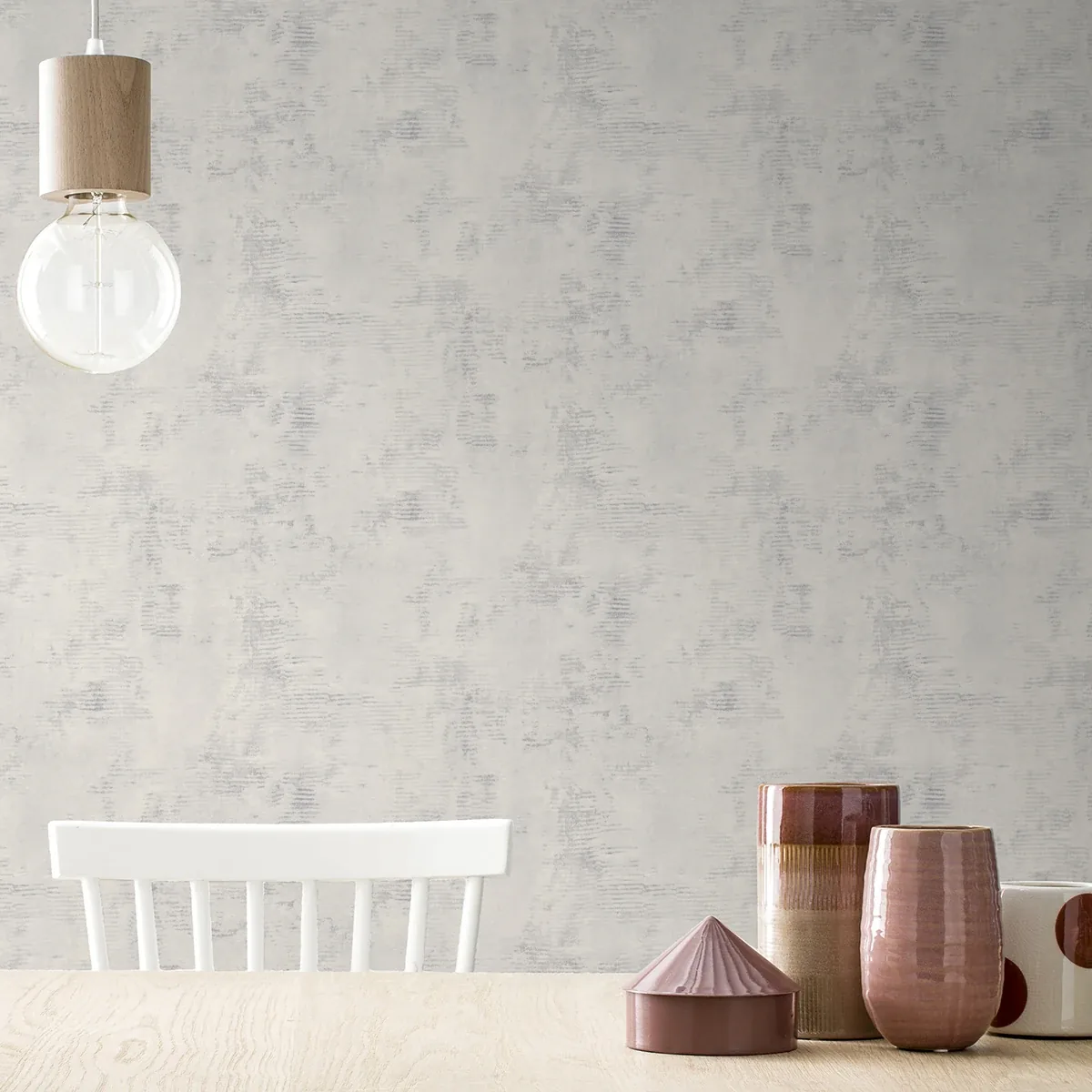 Brewster Home Fashions Osborn Light Grey Distressed Texture Wallpaper - SKU 4015-426304