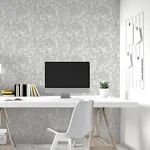 Brewster Home Fashions Osgood Grey Marbled Wallpaper - SKU AH693901