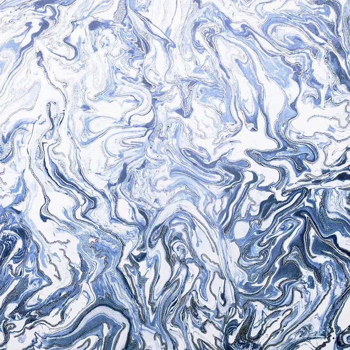 AH693902 | Osgood Navy Marbled Wallpaper